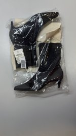 Zara Ботильоны на каблуке из разделанной замши Chocolate Brown | 1133/610/116