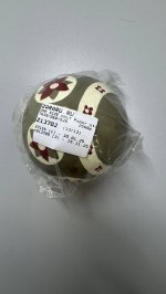 Zara Рождественский шар из бумаги с звездным узором для елочного украшения Light green | 7639/060/526