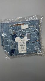 Zara Джинсы свободного кроя с нашивкой микки маус от harry lambert для zara x disney Light blue | 4441/799/406