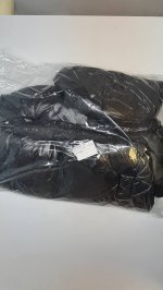 Zara СТЕГАНОЕ ПАЛЬТО С КАПЮШОНОМ WATER REPELLENT Black | 5644/765/800