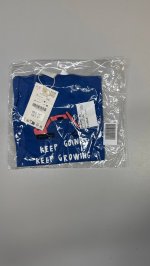 Zara ФУТБОЛКА С ПРИНТОМ ЖУРАВЛЯ Bluish | 5643/537/420