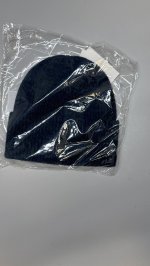 Zara Шерстяная вязаная шапка Navy blue | 3920/957/401