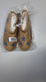 Zara БОТИЛЬОНЫ С МЕХОМ LILO & STITCH © DISNEY Brown | 2119/630/700