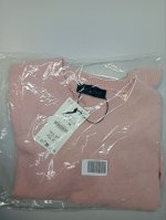 Zara ТРИКОТАЖНЫЙ ДЖЕМПЕР С КОРОТКИМИ РУКАВАМИ И ОБОРКАМИ Pastel pink | 2756/130/621