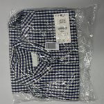 Zara РУБАШКА В КЛЕТКУ С КАРМАНОМ Navy / White | 9969/191/043