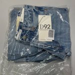 Stradivarius Джинсы прямого кроя LAVAGEM DENIM AZUL-CLARO|4891/951