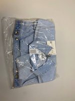 Bershka Укороченная джинсовая куртка Light blue | 1397/335/433