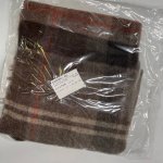 Zara ШАРФ В КЛЕТКУ С БАХРОМОЙ camel | 9967/220/707