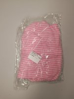 Zara РУБАШКА В ПОЛОСКУ С ЗАВЯЗКАМИ И ЛЬНОМ Pink / White | 8309/810/046