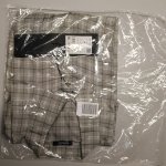 Massimo Рубашка из шелковистой ткани 100% купро в клетку GREY|5101/813