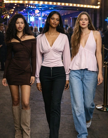 Вечерний дресс-код Bershka