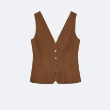 Женские жилеты и безрукавки Bershka