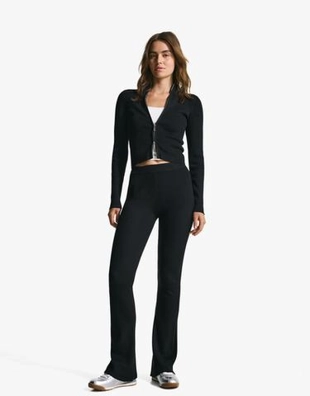 Bershka Куртка в рубчик с застежкой-молнией