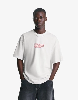 Bershka Футболка с принтом