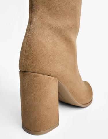 Bershka Сапоги на широком каблуке