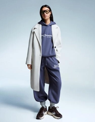 Bershka Длинное пальто из мягкой ткани