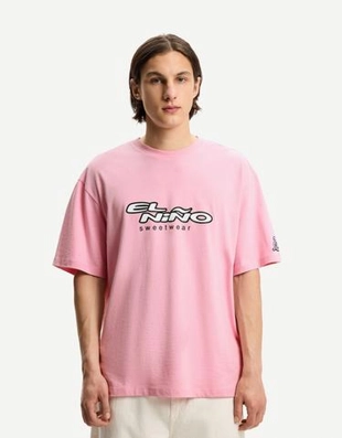 Bershka Футболка EL NIñO с коротким рукавом