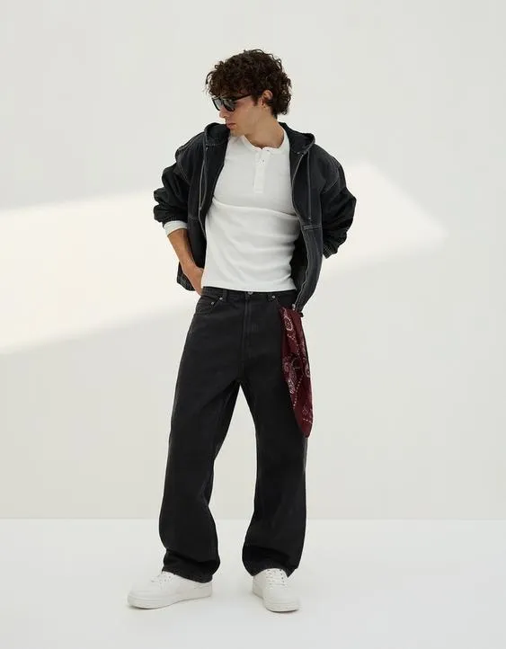 Джинсы свободного кроя