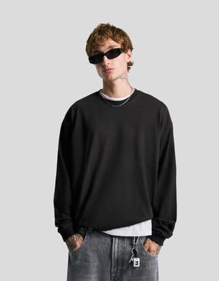 Bershka Лонгслив свободного кроя