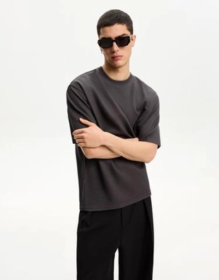 Bershka Футболка из жатой ткани