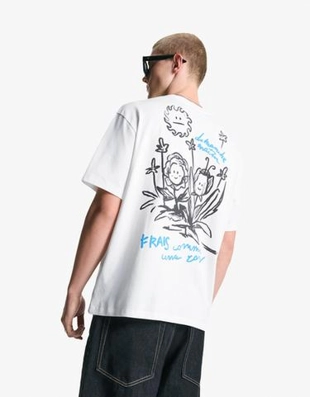 Bershka Футболка с принтом