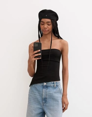 Bershka Топ бандо со сборками