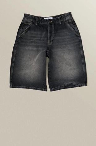 Bershka Джинсовые шорты-бермуды в скейтерском стиле