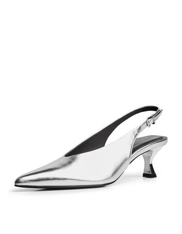 Bershka Туфли-мюли на среднем тонком каблуке