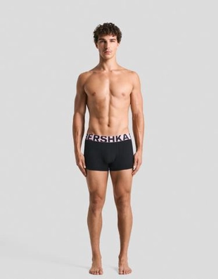 Bershka Набор из 3 трусов-боксеров с широким поясом купить с доставкой.