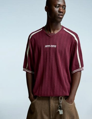 Bershka Футболка со спортивным принтом