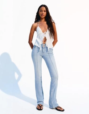 Bershka Джинсы с низкой посадкой