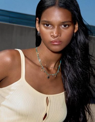 Bershka Набор из цепочки и бус с подвесками