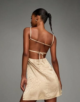 Bershka Жаккардовое мини-платье