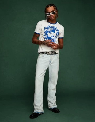 Bershka Футболка с короткими рукавами и принтом POST MALONE купить с доставкой.