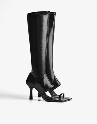 Bershka Босоножки на каблуке с брюками