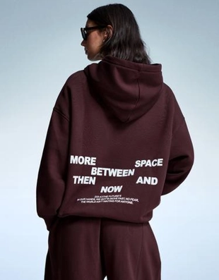 Bershka Худи с принтом