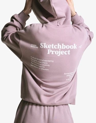 Bershka Худи с принтом