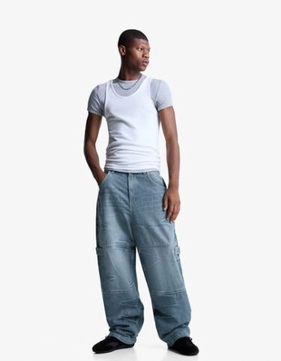 Bershka Джинсы VON DUTCH с вышивкой