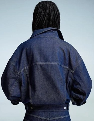 Bershka Джинсовая куртка оверсайз