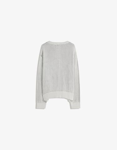 Bershka Свитер из сетки с эффектом потертости