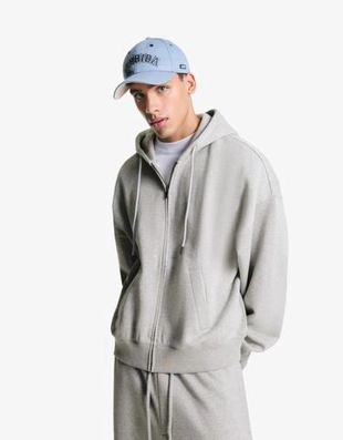 Bershka Худи с застежкой-молнией