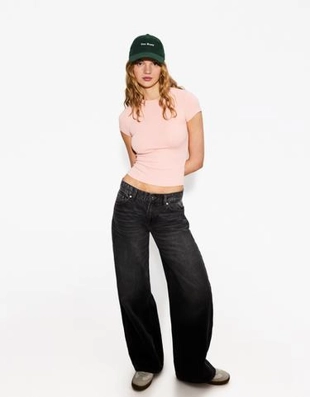 Bershka Футболка с круглым вырезом