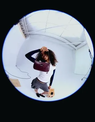 Мини-сумка из искусственной кожи- Заказать в России