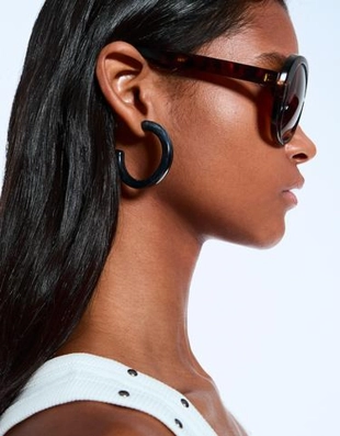 Bershka Набор из 2 пар серег-колец