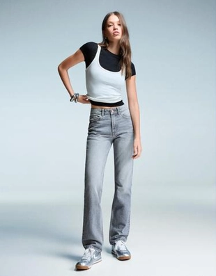 Bershka Джинсы прямого кроя