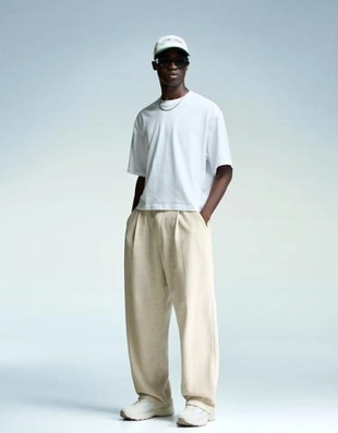 Bershka Брюки объемного свободного кроя из синели купить с доставкой.