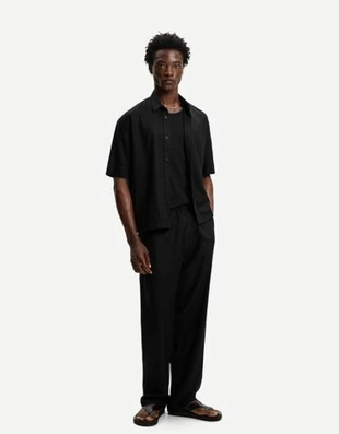 Bershka Джоггеры из смесового льна с широкими штанинами купить с доставкой.