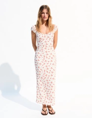 Bershka Платье миди купить с доставкой.