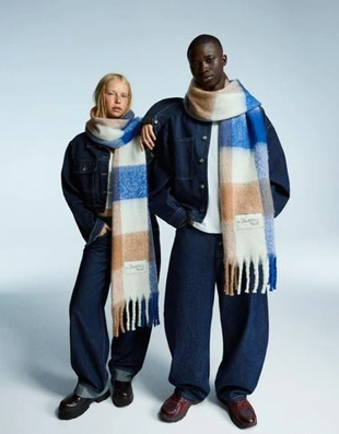 Bershka Шарф в клетку