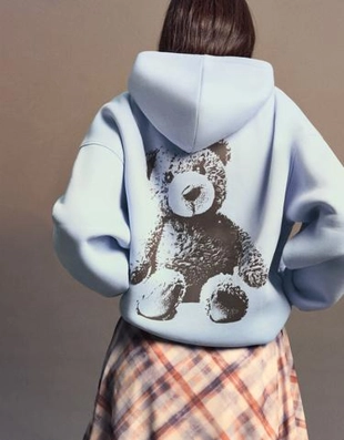 Bershka Худи с принтом купить с доставкой.